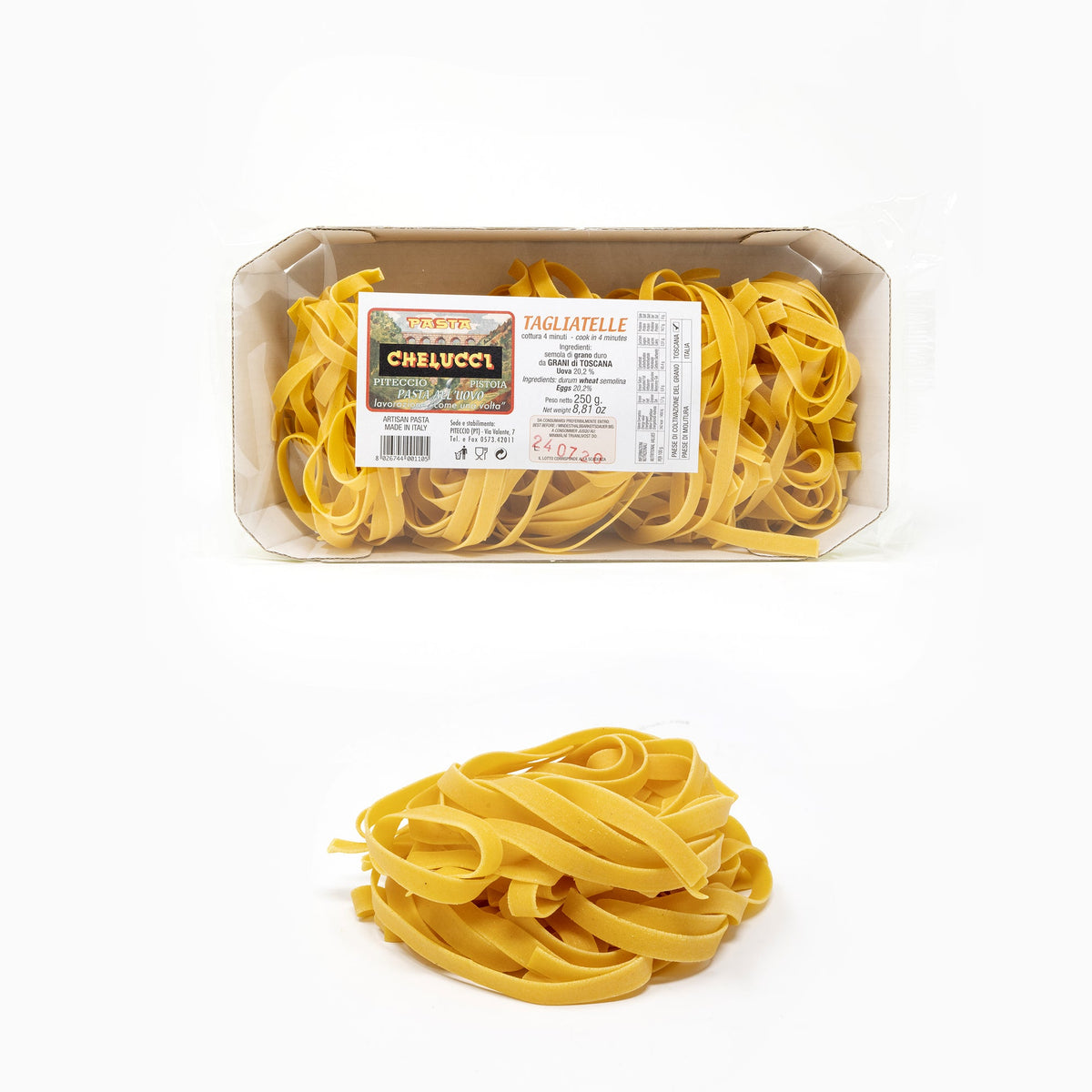 Tagliatelle | Pasta Artigianale all'Uovo | Pasta Chelucci
