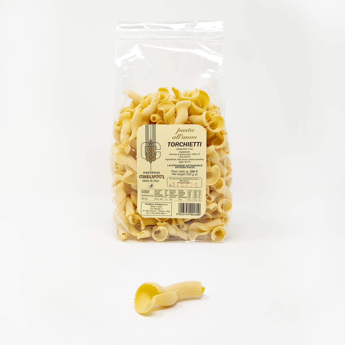 Torchietti | Pasta Artigianale all'Uovo | Pasta Chelucci