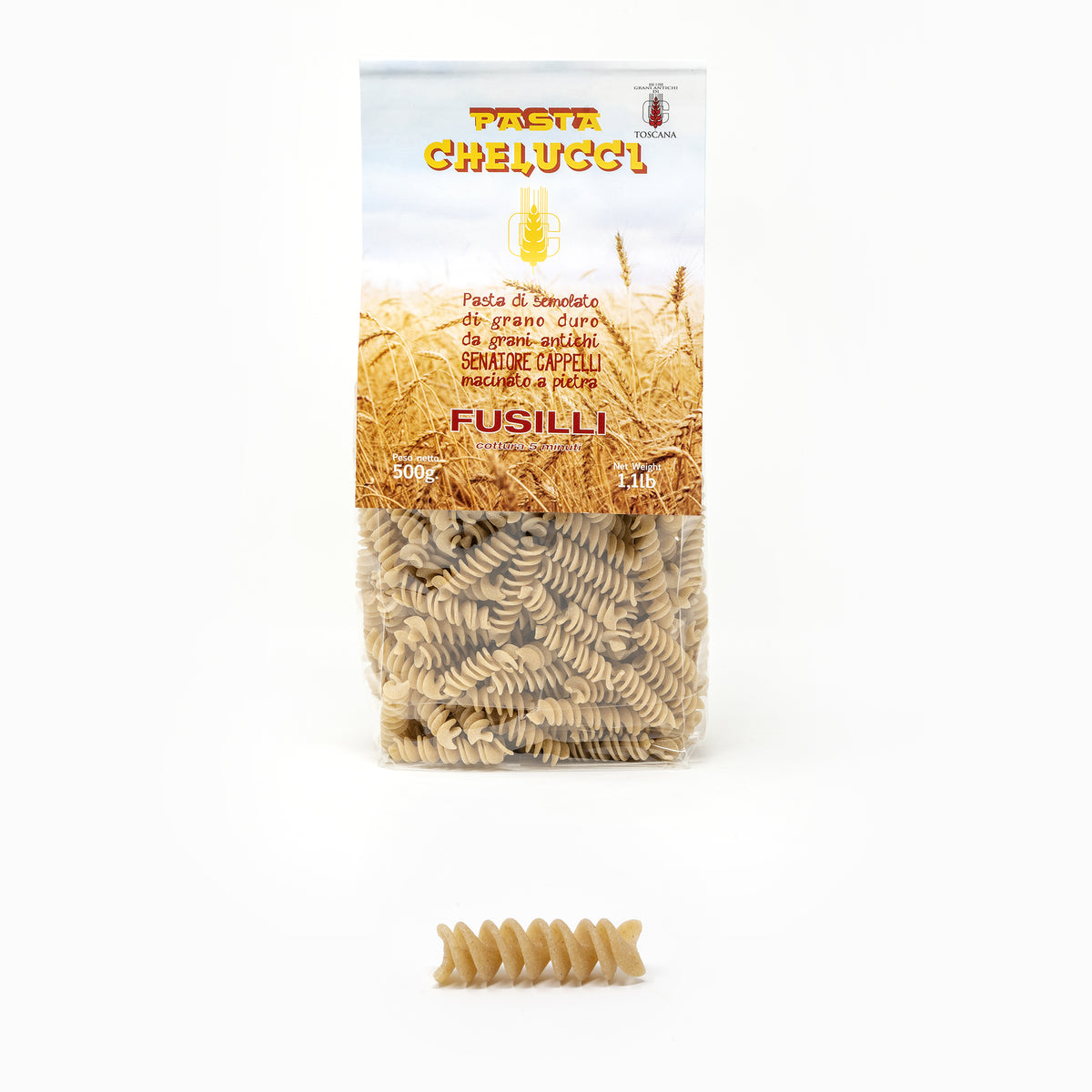 Fusilli | Semolato Senatore Cappelli | Pasta Chelucci